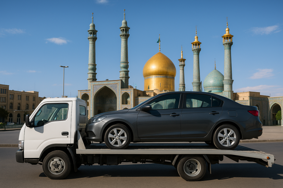 حمل خودرو با خودروبر قم